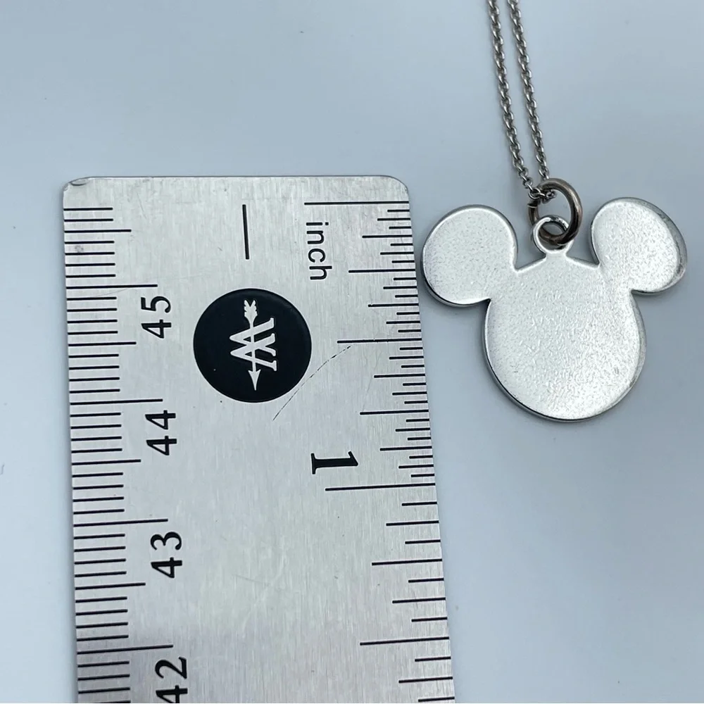 Disney Sterling Silver 925 Mickey Mouse Necklace Collector’s Edition
